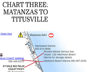 Chart-3 Matanzas to Titusville